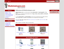 Tablet Screenshot of medicinshopen.com
